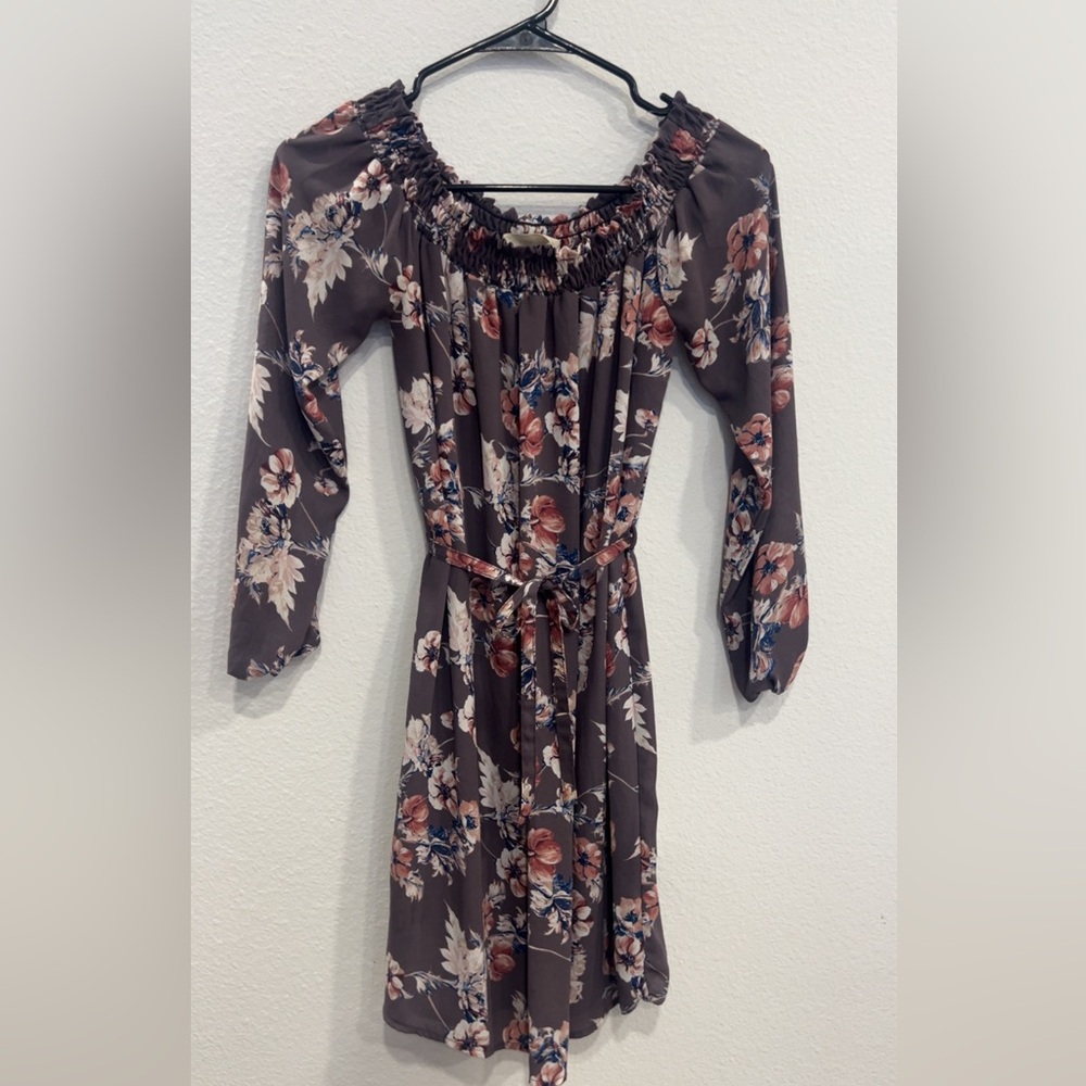 Long Sleeve Floral Dress